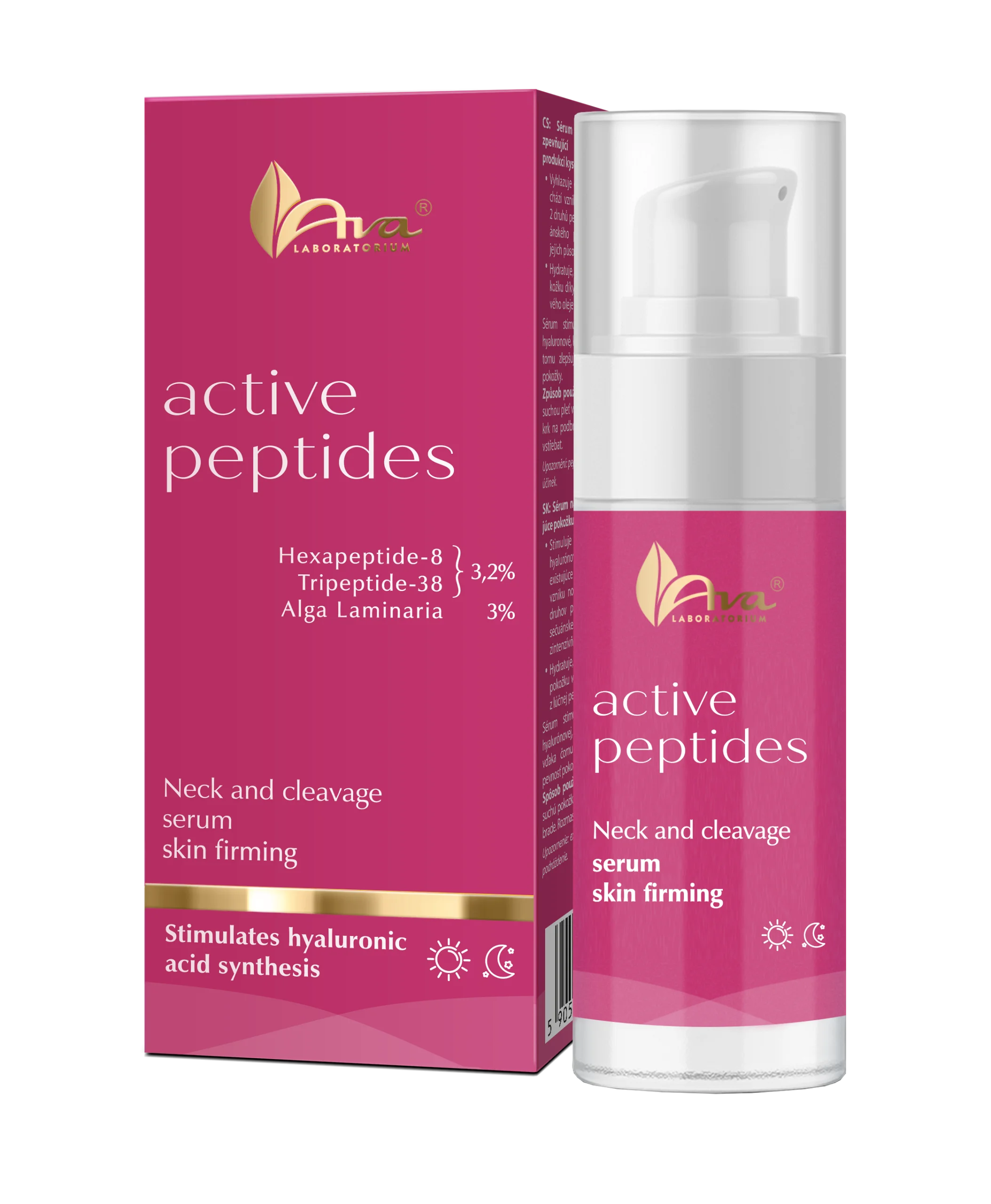 AVA Laboratorium Active Peptides- Serums kaklam un dekoltē zonai 30 ml